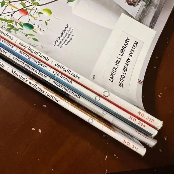 MARTHA STEWART Living Magazine Bundle Lot of 4 Spring Issues 2021 2022 Gardening - Picture 8 of 15